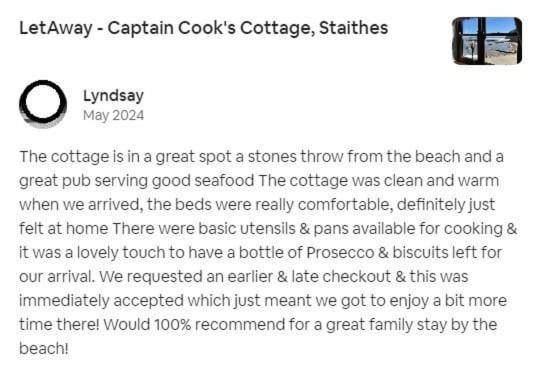 Letaway - Captain Cook'S Cottage, סטיית'ס מראה חיצוני תמונה